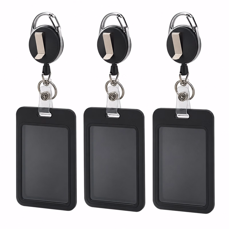 Sliding ID Badge Holder