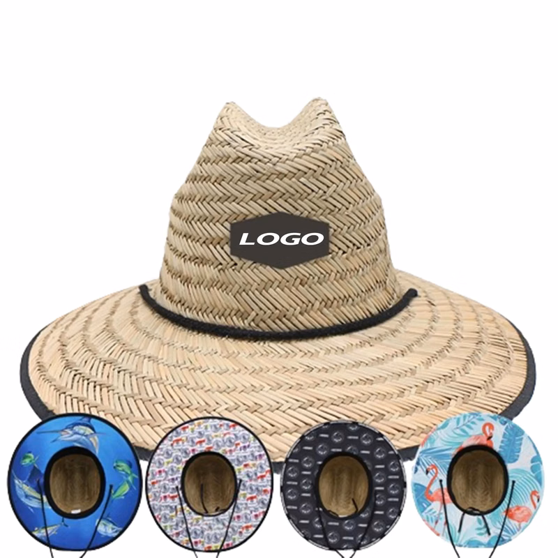 A straw hat suitable for large activities