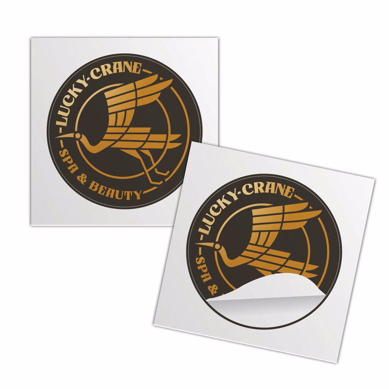 3" Round Foil Sticker