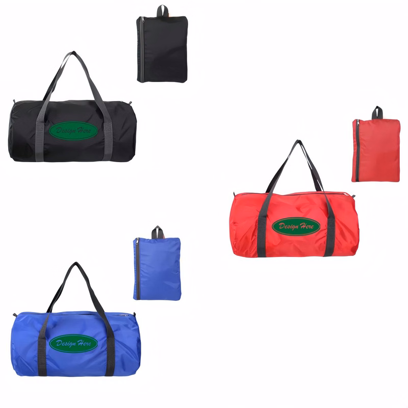 Foldable Nylon Sports Duffle Bag