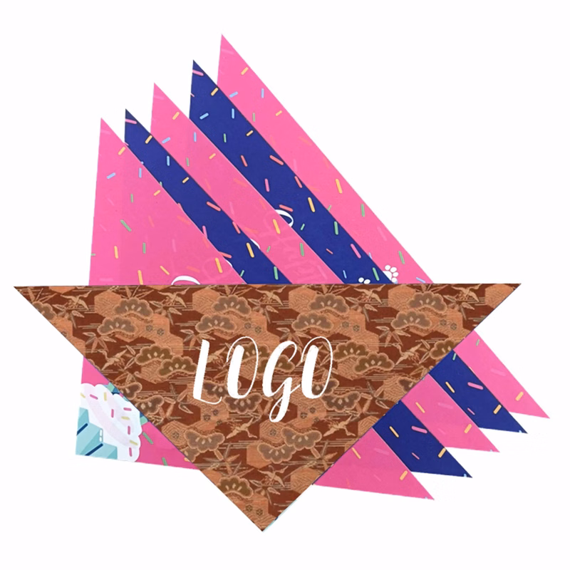 Dye Sublimated Triangle Pet Scarf