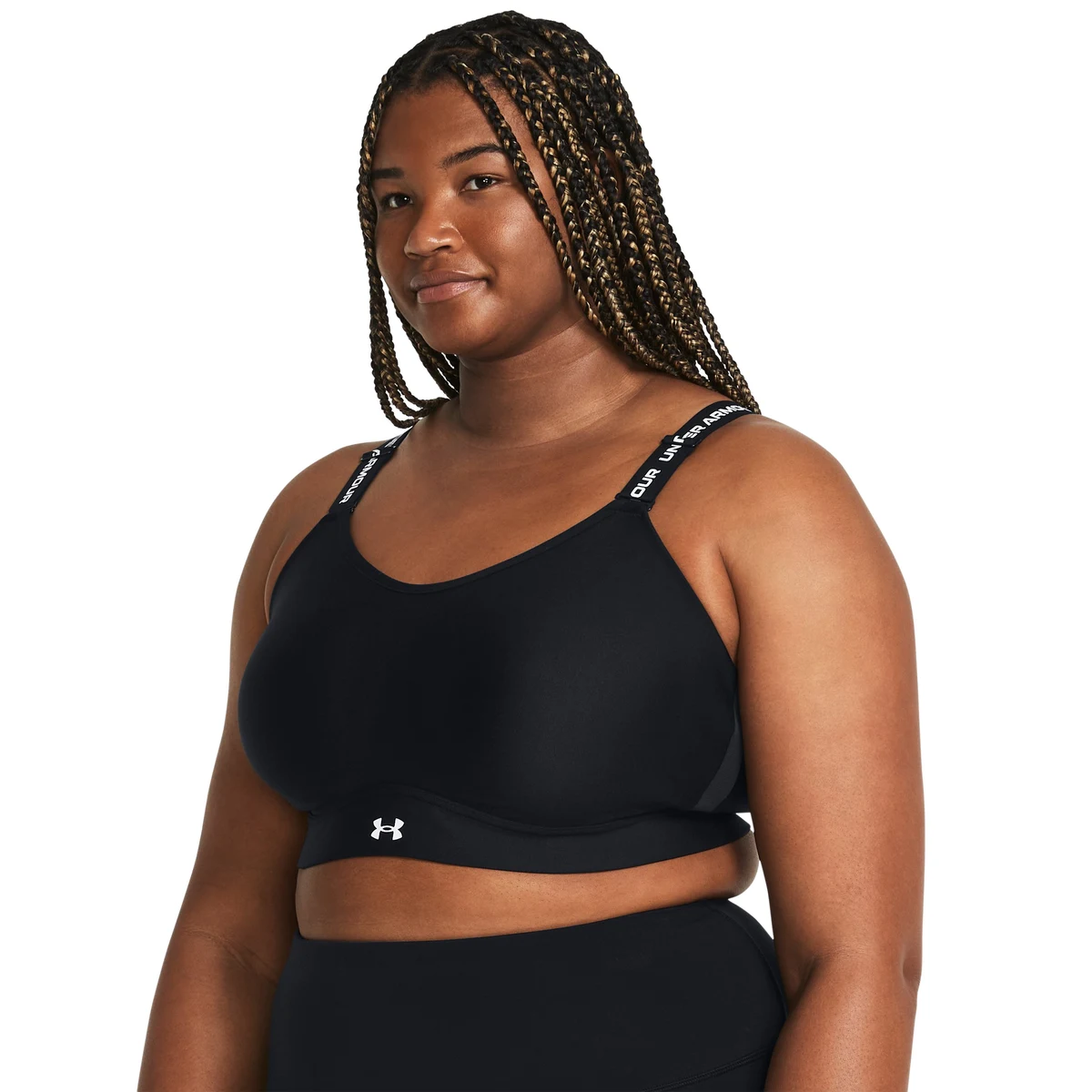 UA Infinity 2.0 Mid Women's Sports Bra 1
