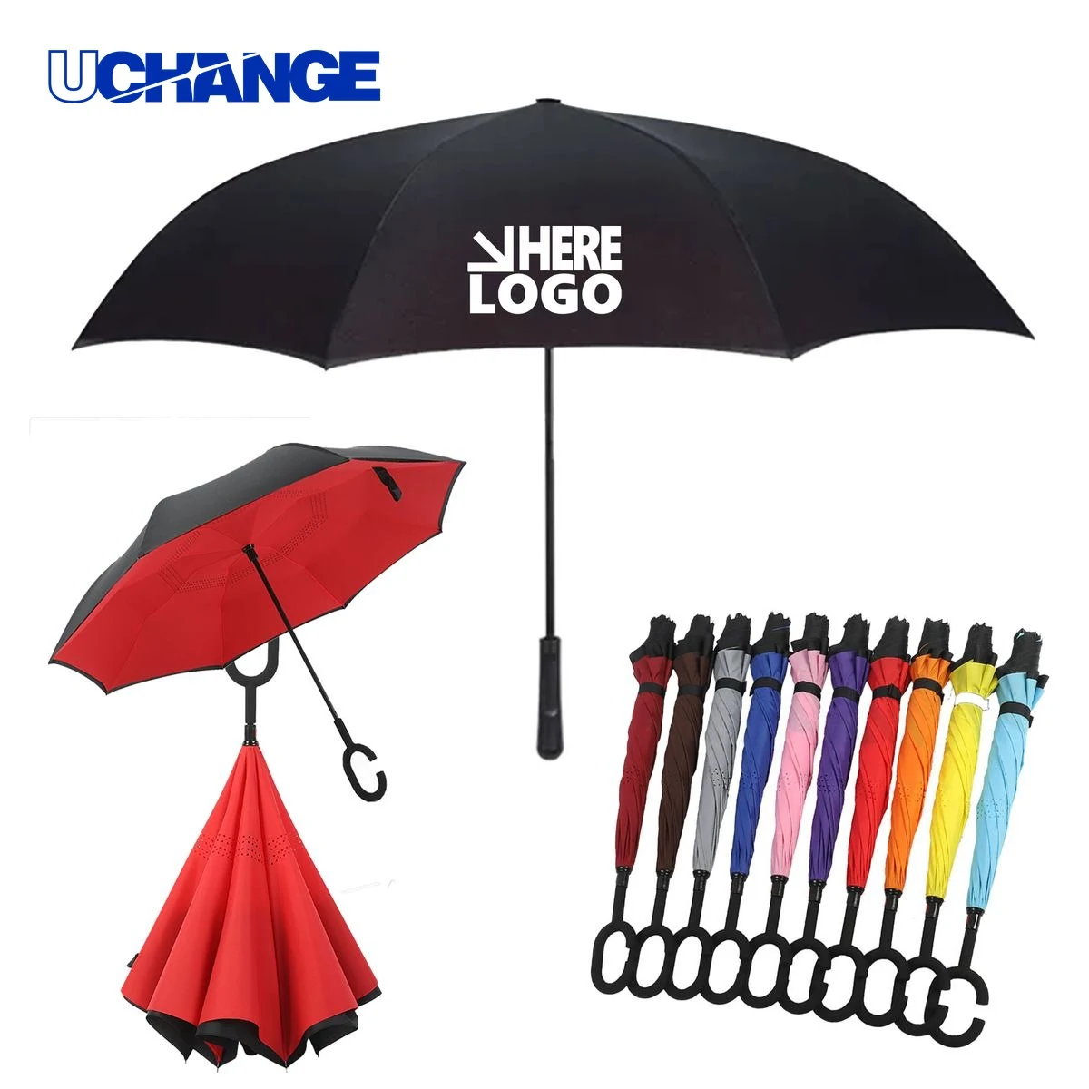 Reverse Umbrella Arc Two Tone Double Layer 1
