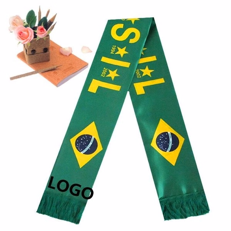 Football Soccer Scarf/ Neckerchief/ Fan Souvenir