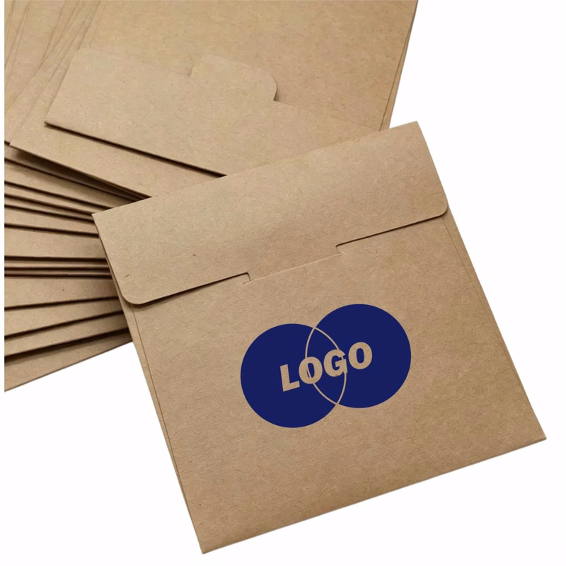 5.12 Inch Square Interlocking Flap Kraft Envelopes