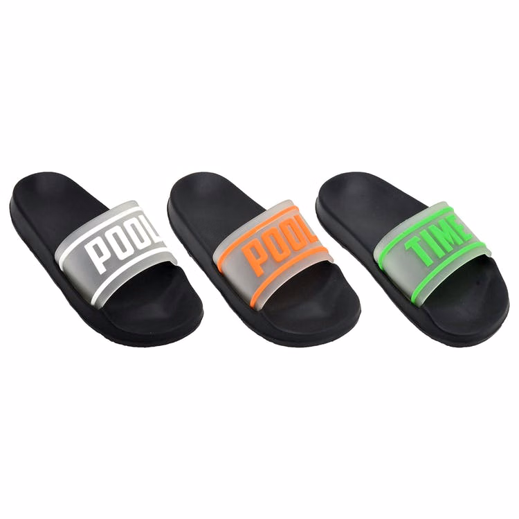 Boys' "Pool Time" Slides - Size 11/12 - 4 Age 4-8 Years