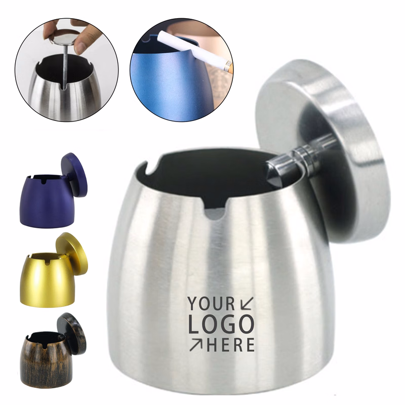 Odorless Windproof Ashtray with Lid