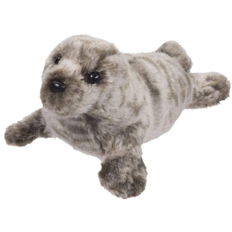 Miki Gray Seal Stuffed Animal 1