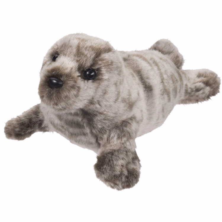 Miki Gray Seal Stuffed Animal