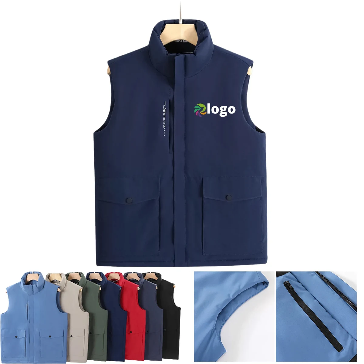 Unisex Winter Insulated Vest Low Moq 1