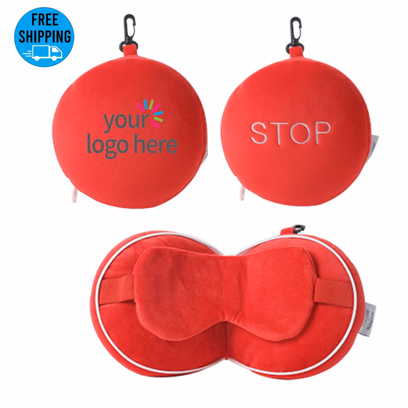 Foldable 2-in-1 Pillow Sleep Mask