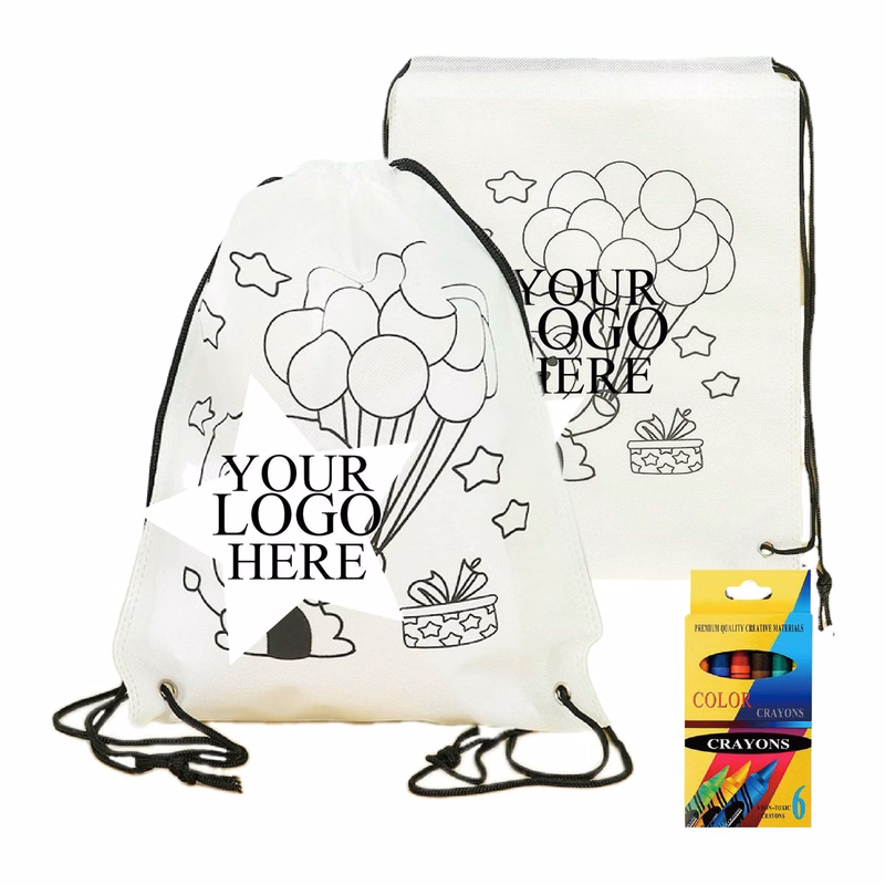 Pigment-Included Set for Doodling on Non-Woven Fabric Bags