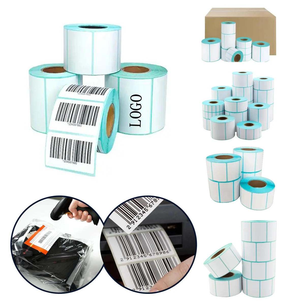 Self Adhesive Printing Paper Sticker Label 1