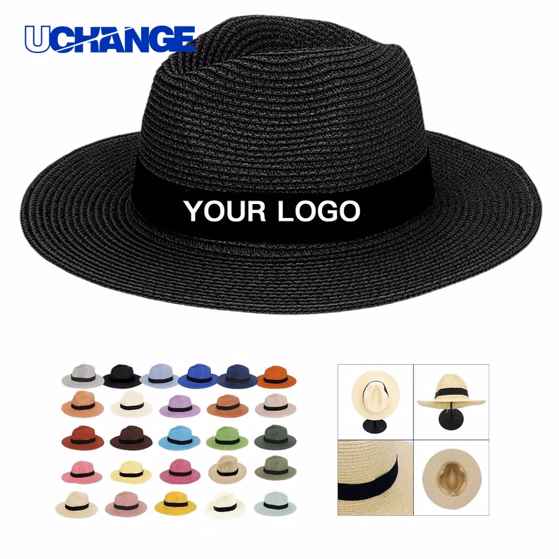 Breathable Woven Straw Hat Headwear for Sun Protection and Comfort