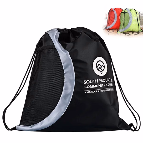 Arches Drawstring Backpack With Mesh Pocket