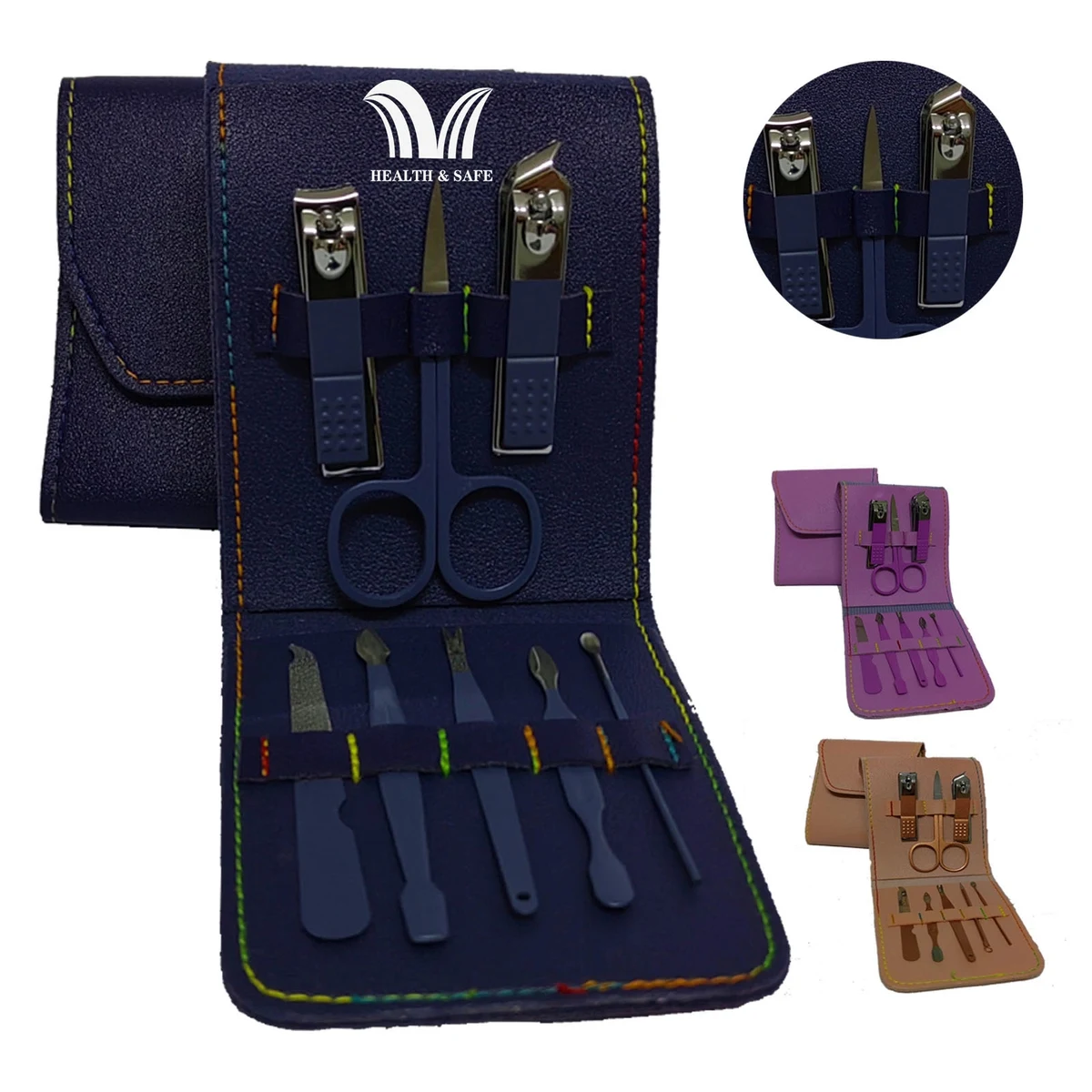 Stainless Steel Nail Scissors 8 Pcs Set 1