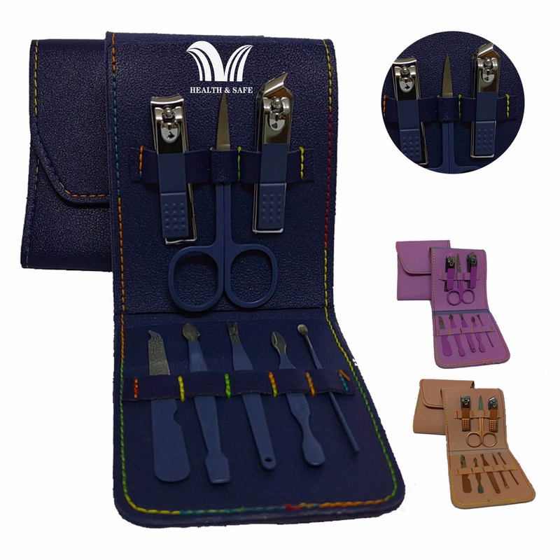 Stainless Steel Nail Scissors 8 Pcs Set