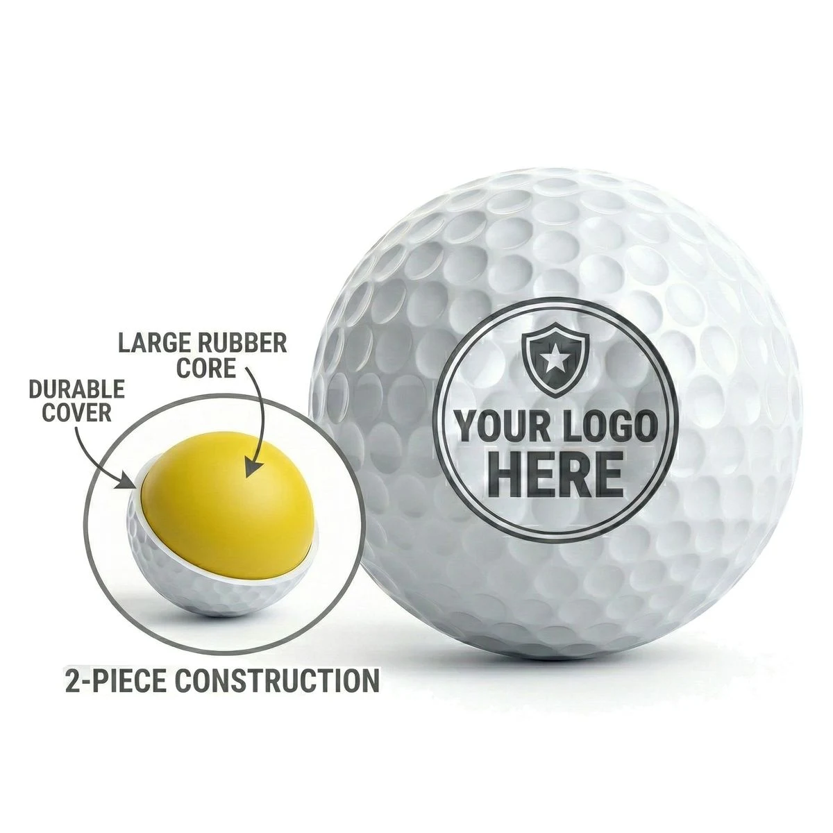 Premium Surlyn Coated Tournament Golf Balls 1