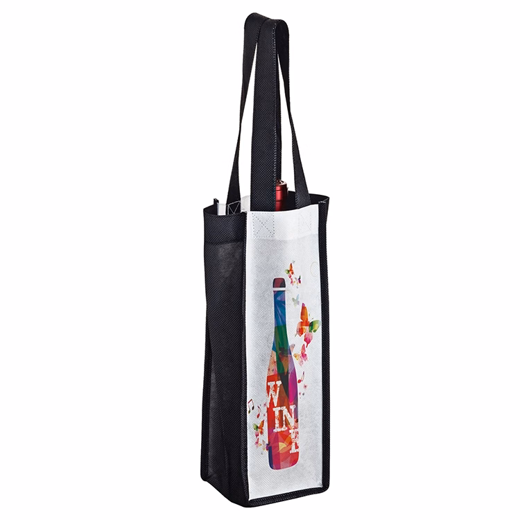 Dye Sublimated P.E.T. - 1 Bottle Wine Bag