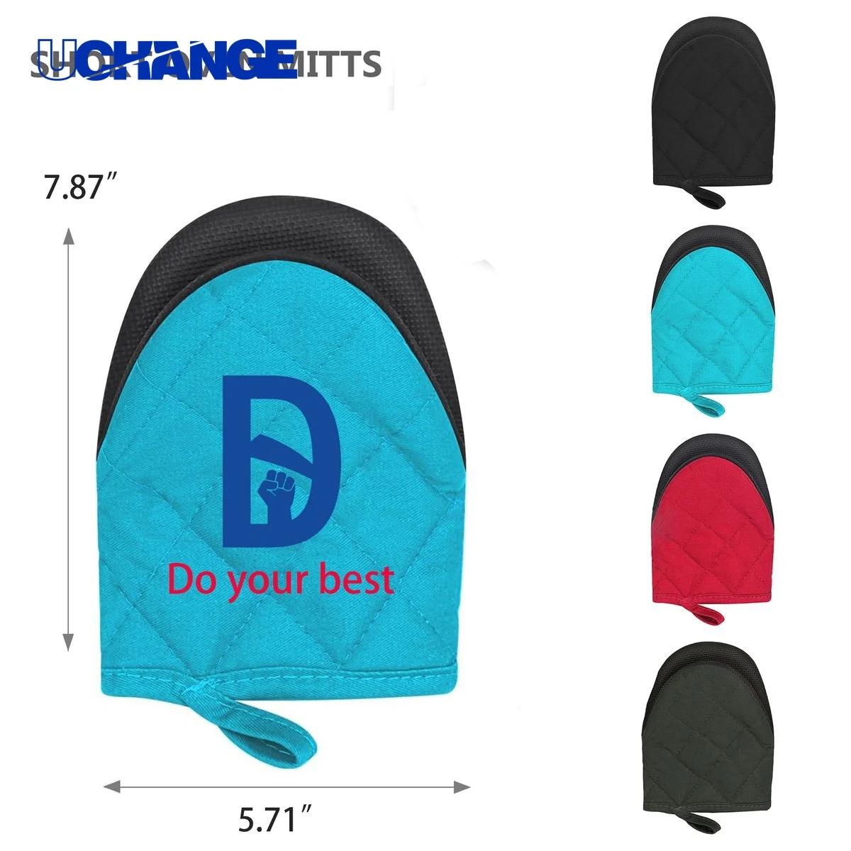 Grilling Heat Resistant Mitt with Hanging Loop 1