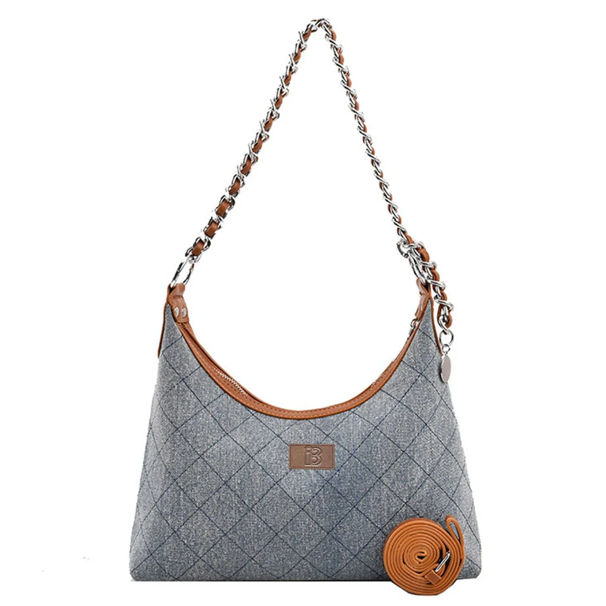 Denim crossbody tote bag handbag for woman 1