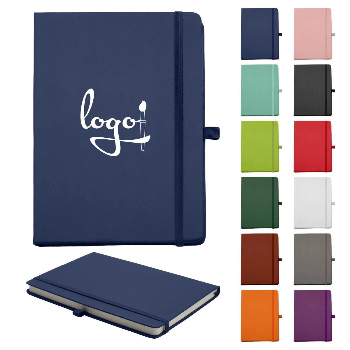 Thickened Soft-touch PU Leather A5 Notebook for Business Office & Students 1