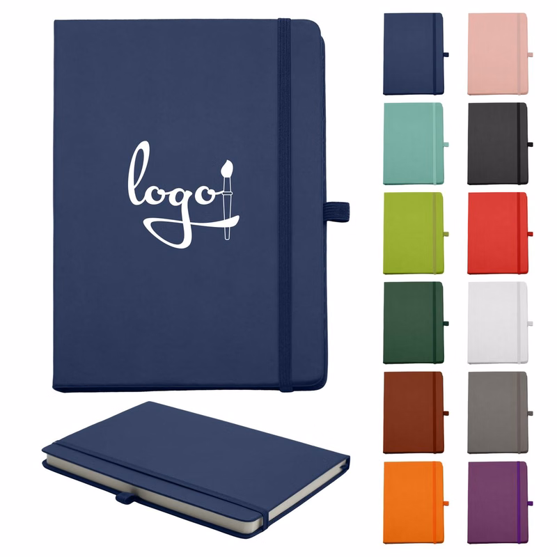Thickened Soft-touch PU Leather A5 Notebook for Business Office & Students