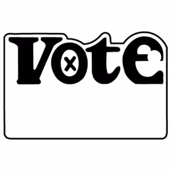 Vote Sign Key Tag - Spot Color