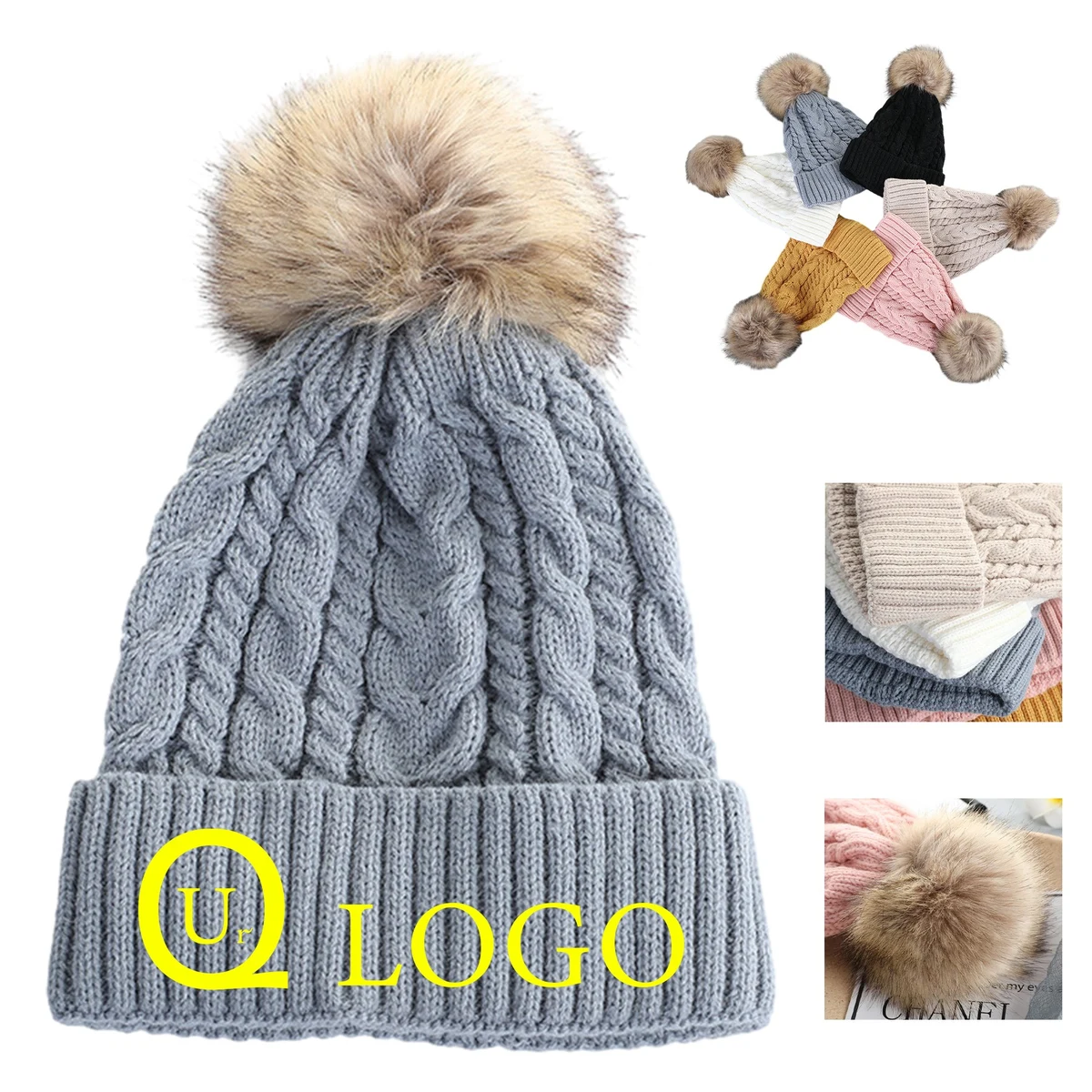 Multifunction Headgear Knitted Cap 1