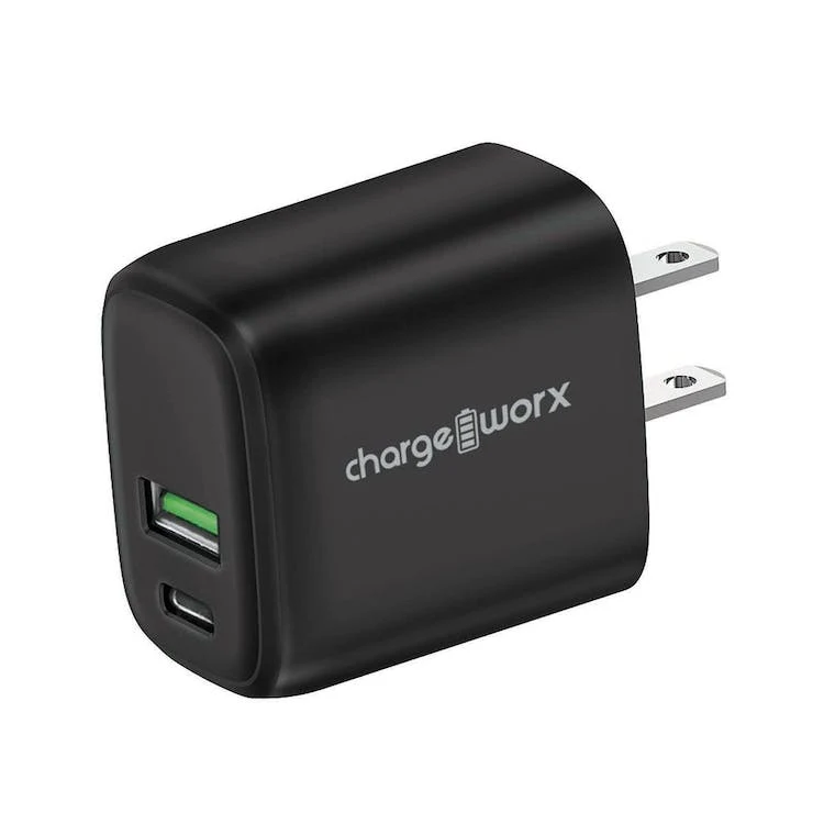 USB and USB-C Wall Charger with Power Delivery - Black 1