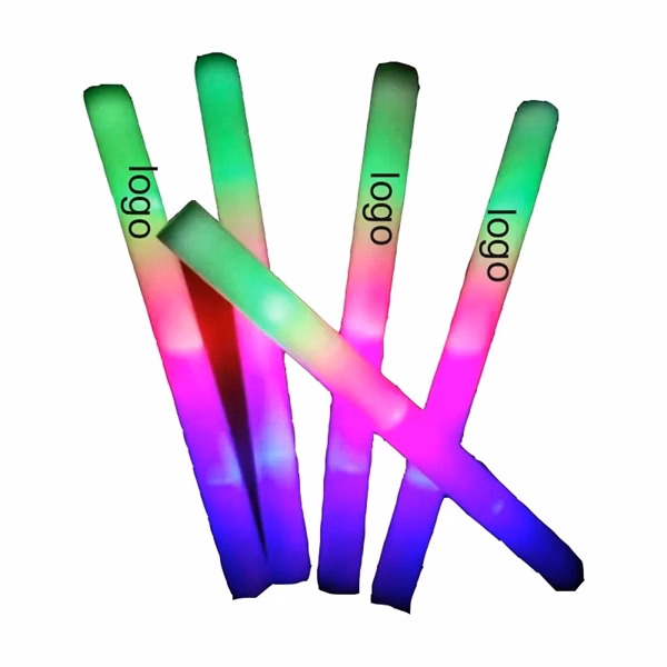 Custom 18.9 Inch LED Foam Glow Stick — Promotional Nighttime Event Giveaway