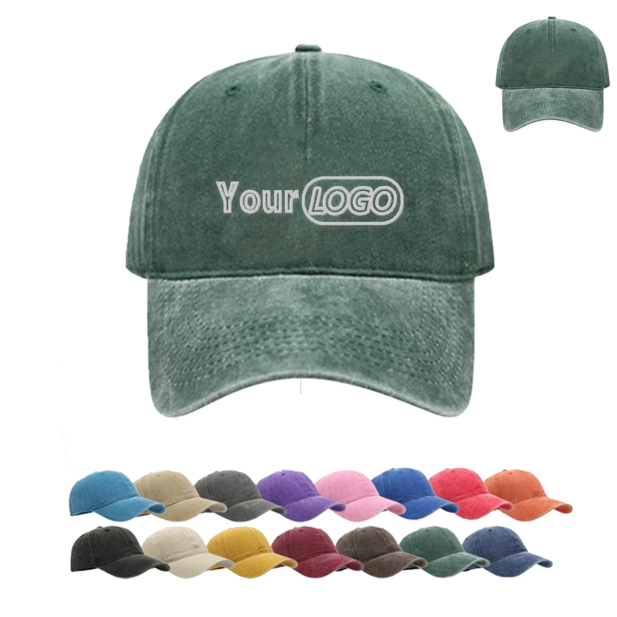 Multi-Color Retro Adjustable Baseball Caps 1