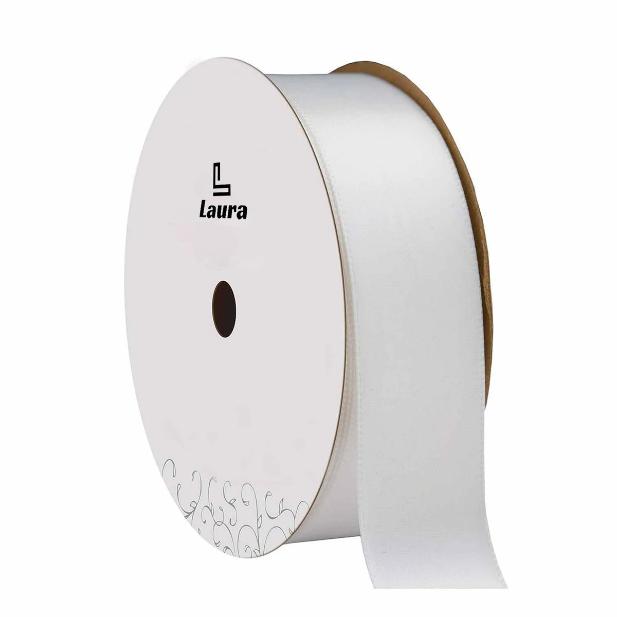White polyester ribbon wedding christmas 1