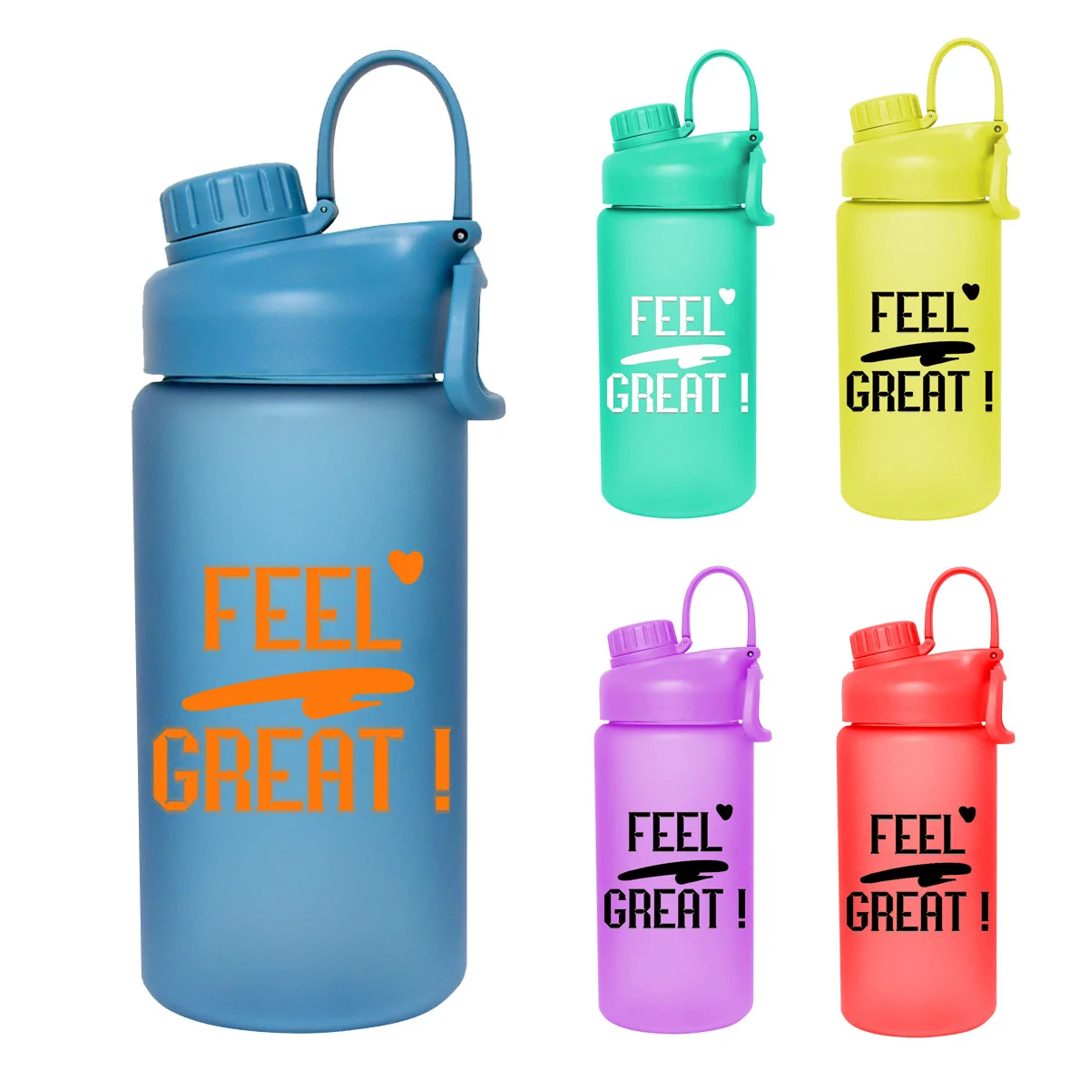 34Oz Plain Color Frosted Water Bottle 1
