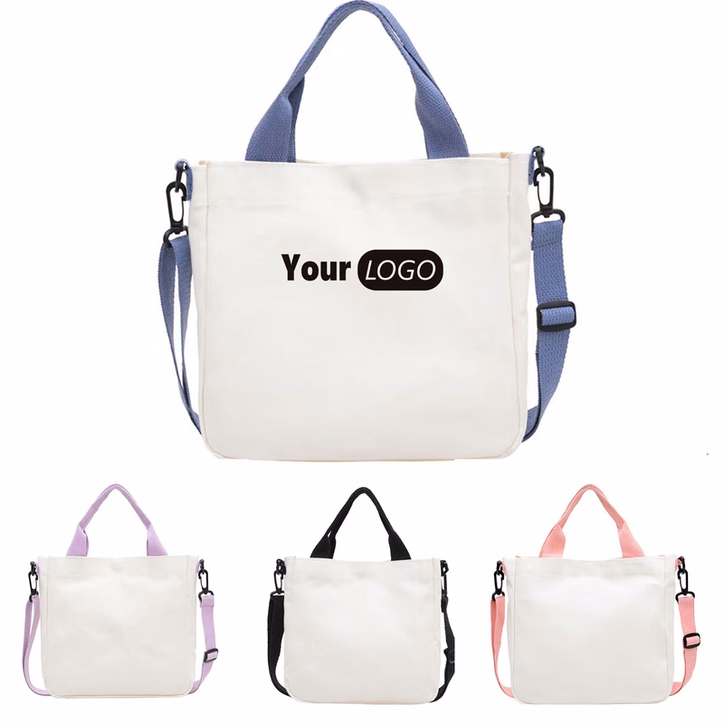 Adjustable Strap Crossbody Canvas Bag