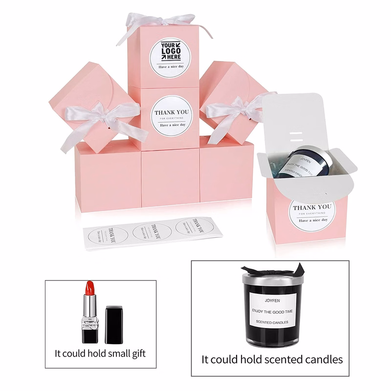 4 x 4 x 4 inches Paper Gift Box with Lid