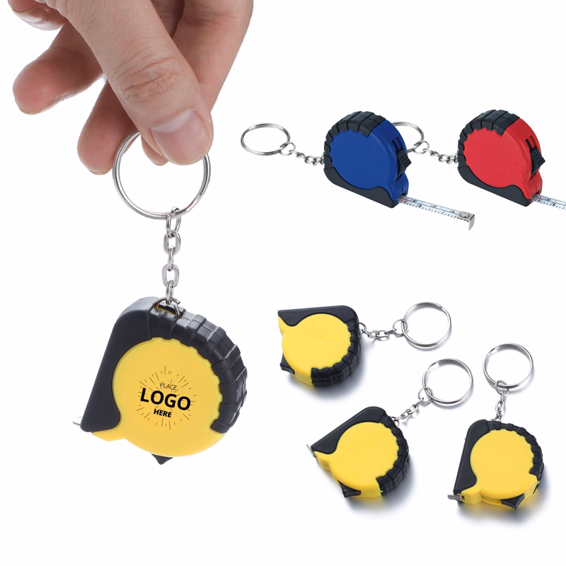 Marketing Mini Grip Tape Measure Keychains
