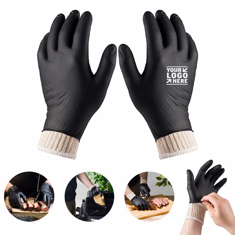 BBQ Cotton Liner Powder Latex Free Nitrile Glove