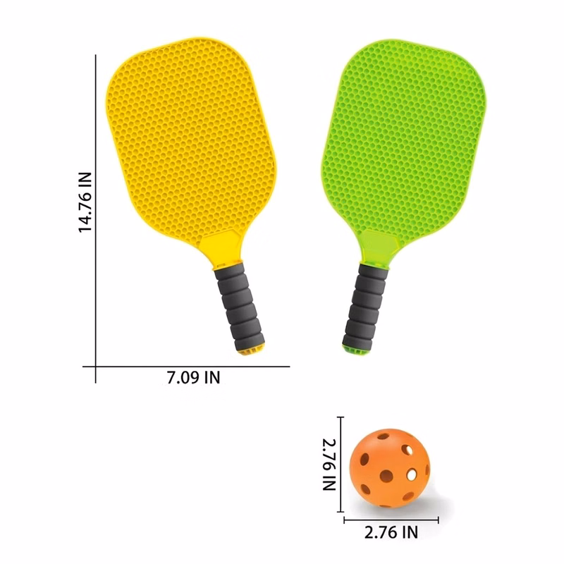 Customizable Kids Double Pickleball Toy Set for Beginners