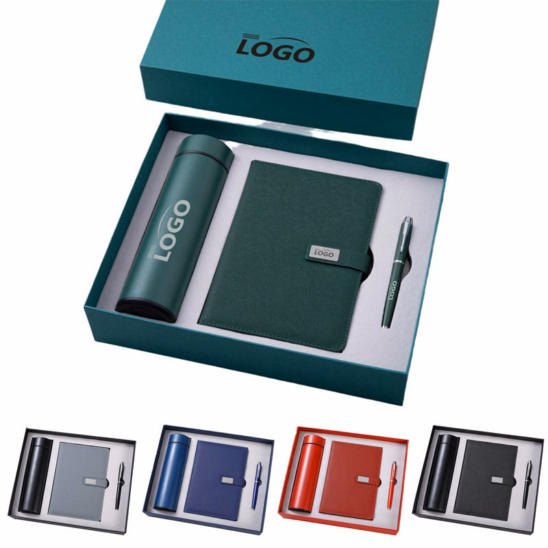 Gift Set for Office - Bottle, Notebook, Pen