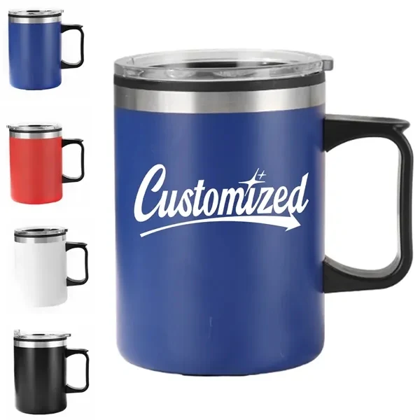 Custom 16oz Double Walled Insulated Travel Mug — Corporate Daily Commute Gift 1