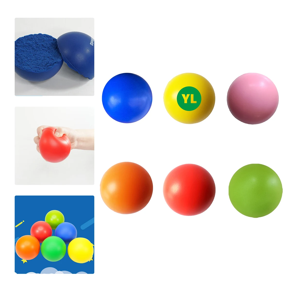MOQ 50 PU Foam Stress Relief Ball 1