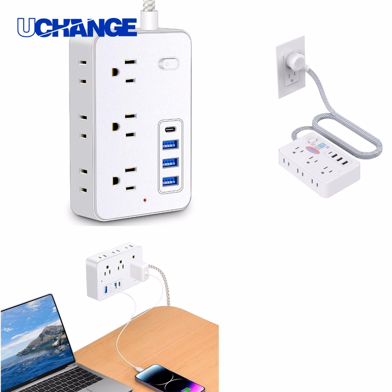 10-in-1 Multi-Port Power Strip Station for Workspaces