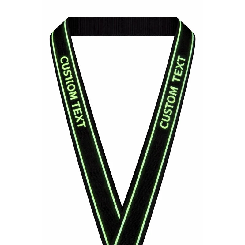 Custom Text-Glow Lanyards 1