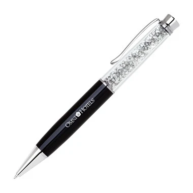 Jumbo Crystal Ball Point Pen - Black 1