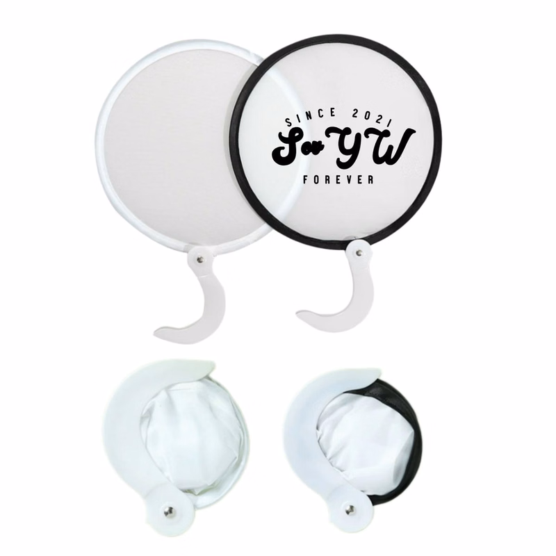 Compact Foldable Pocket Round Hand Fan