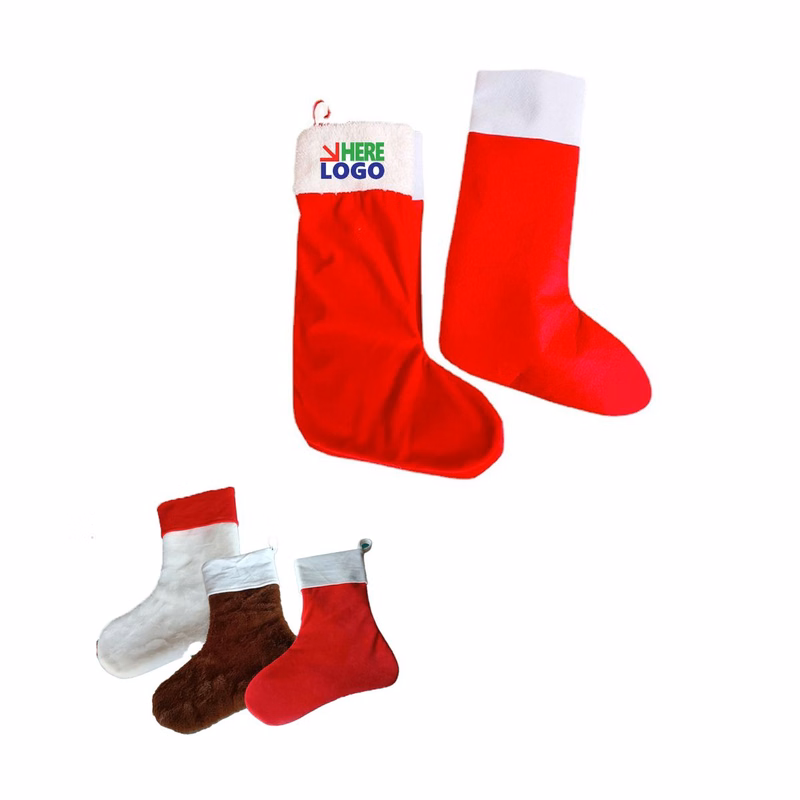 Felt Christmas Stocking Decoration, Customizable Size
