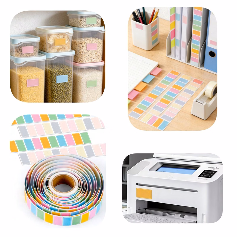 Custom Pattern Self Adhesive Identification Labels