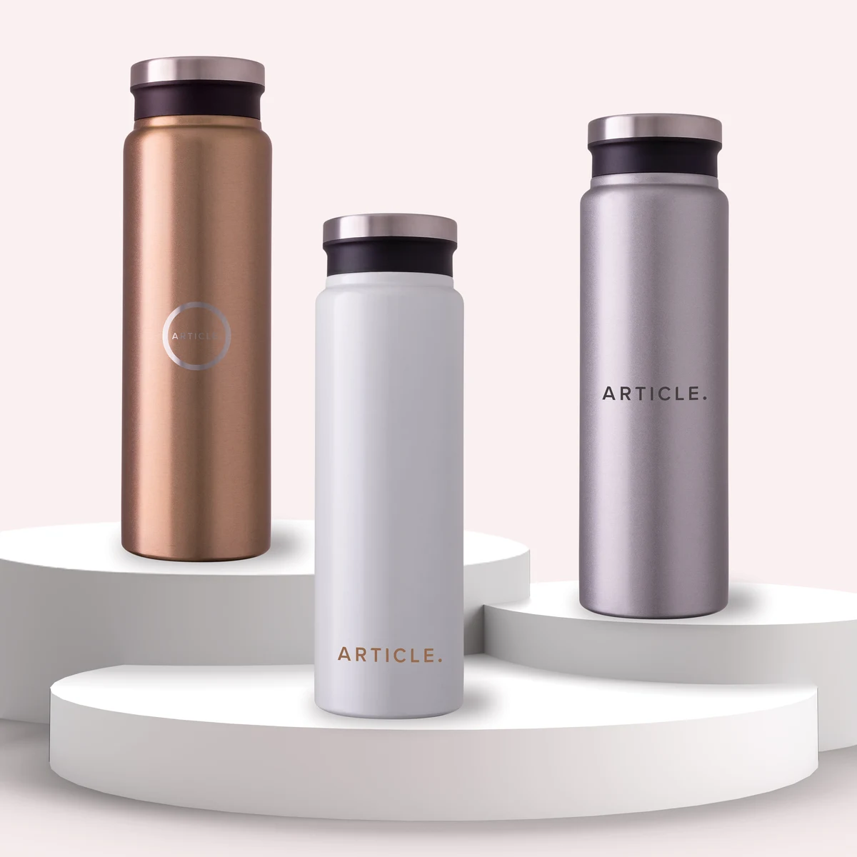 Trend Setter Metallic 600 Ml / 20 Oz Stainless Steel Bottle 1