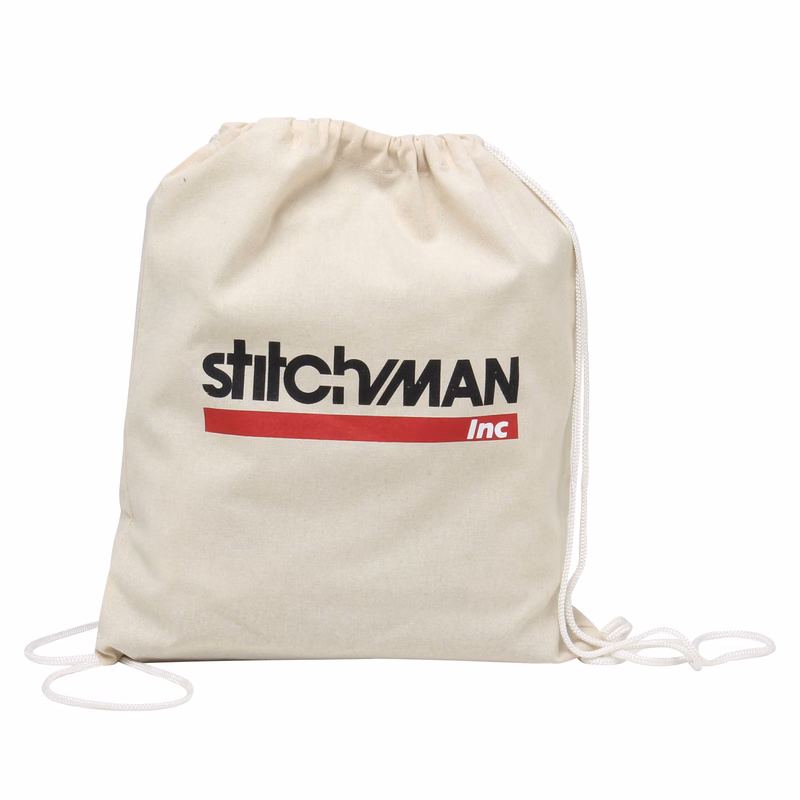 4 Oz. Extra Lightweight Canvas Cotton Cinch Bag